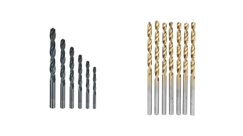 black oxide vs titanium drill bits