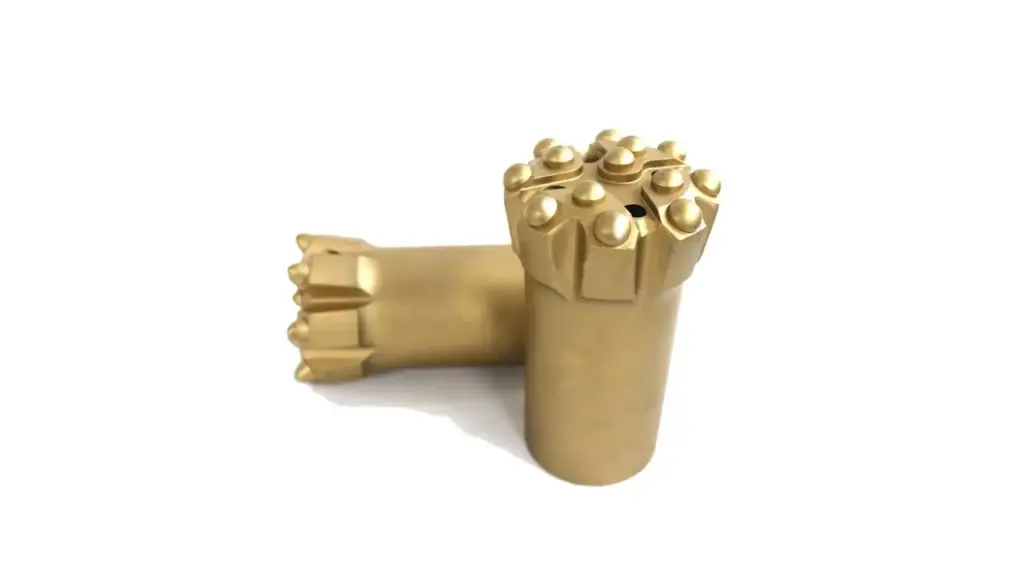 button bit for rock drilling