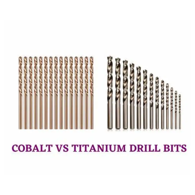 cobalt vs titanium drill bits