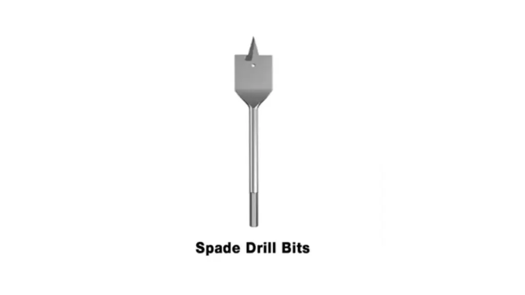 spade drill bit tip