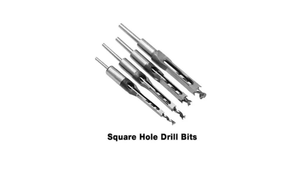 square hole drill bit tip