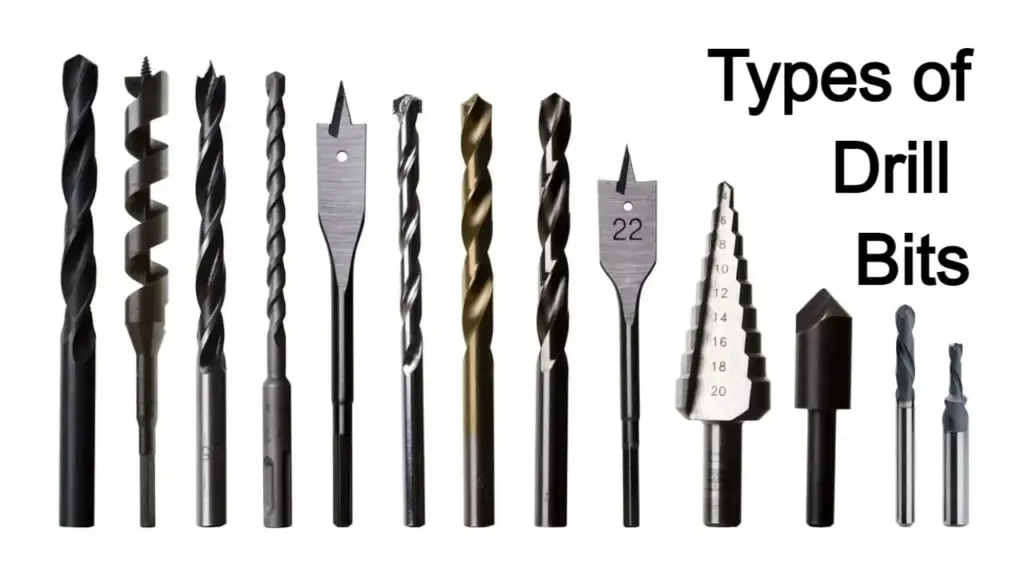 the types of drill bits